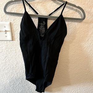Free people black bodysuit